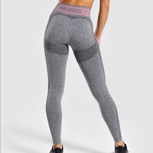 gymshark flex high waisted leggings in charcoal